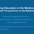Education Forum: Improving Education in the Maldives: Stakeholder Perspectives on the Maldivian Education Sector